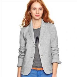 GAP NWOT Wool Grey Fitted Lightweight Blazer Size 4